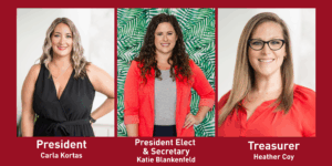 The President, President-Elect, Secretary, and Treasurer of the Junior League of Manatee County.